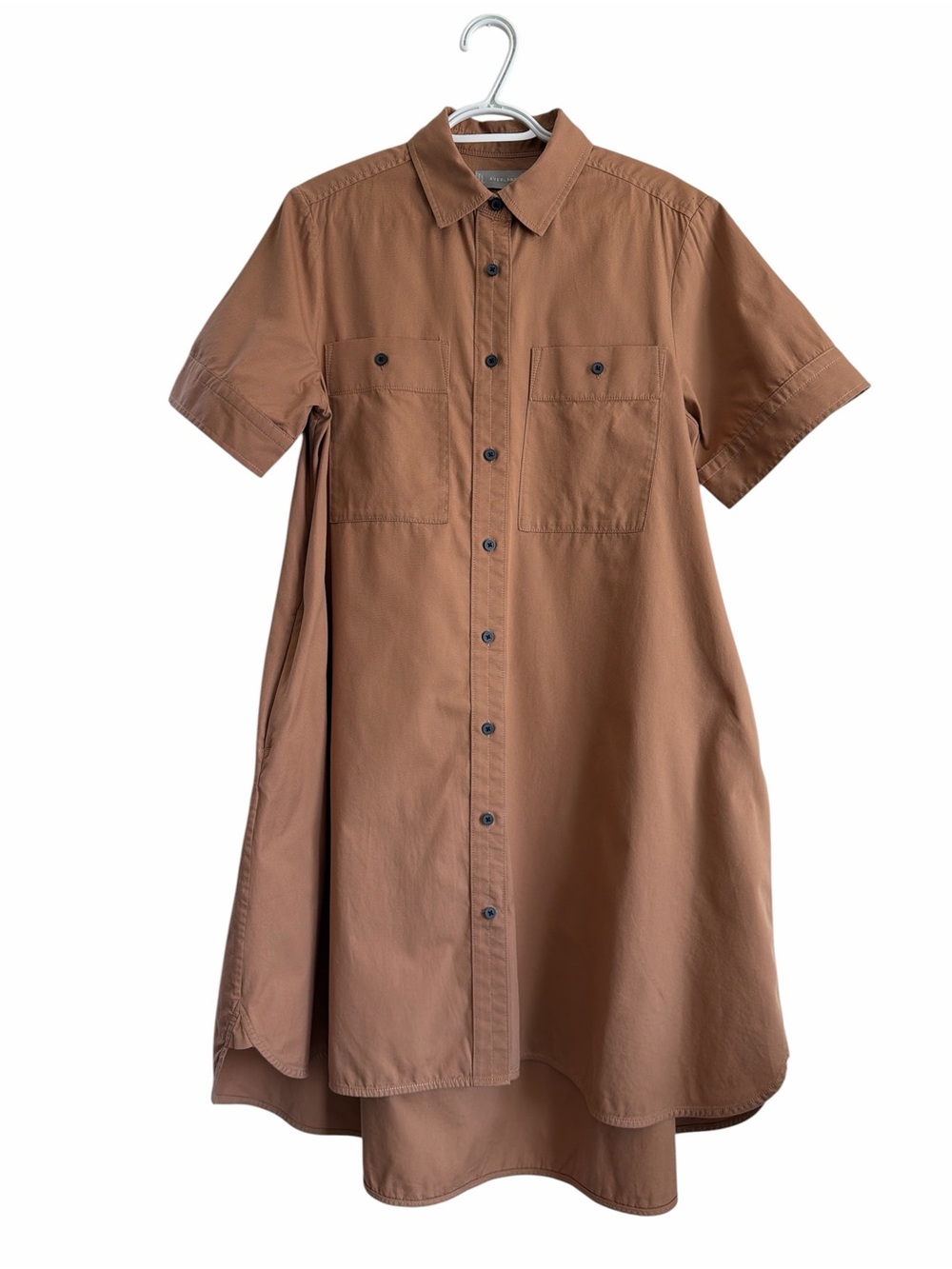 Everlane The Daytripper Shirt Dress Brown Size Small